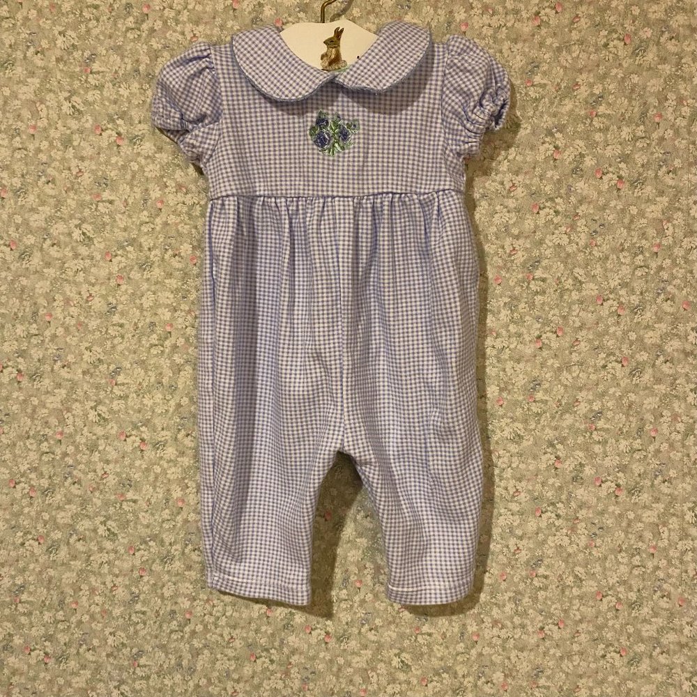 infant girl's coverall